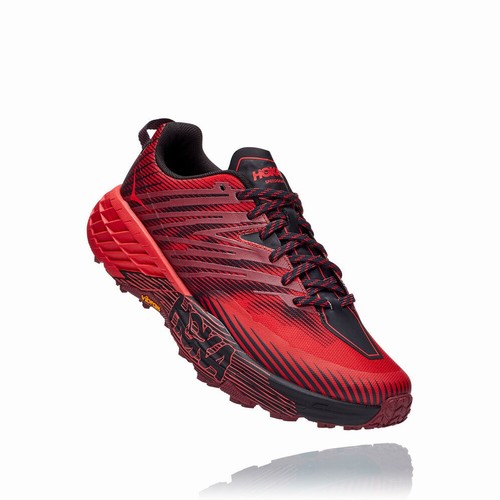 Hoka One One SPEEDGOAT 4 Trail Running Shoes For Women India Red IN-7401